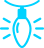 Christmas lights icon